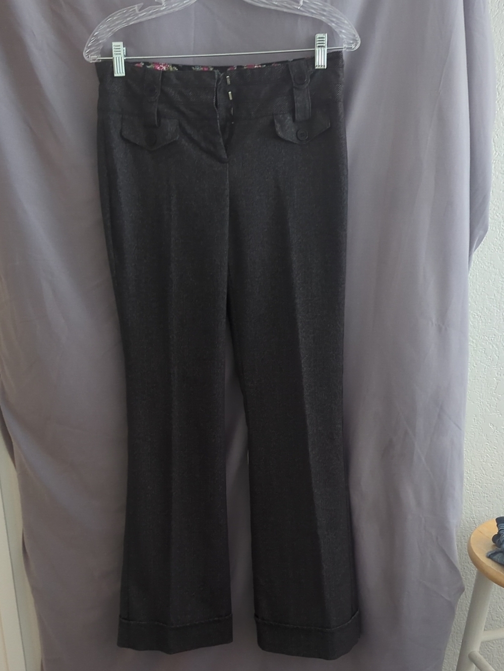 Joe Benbasset Black Boot Cut Dress Pants